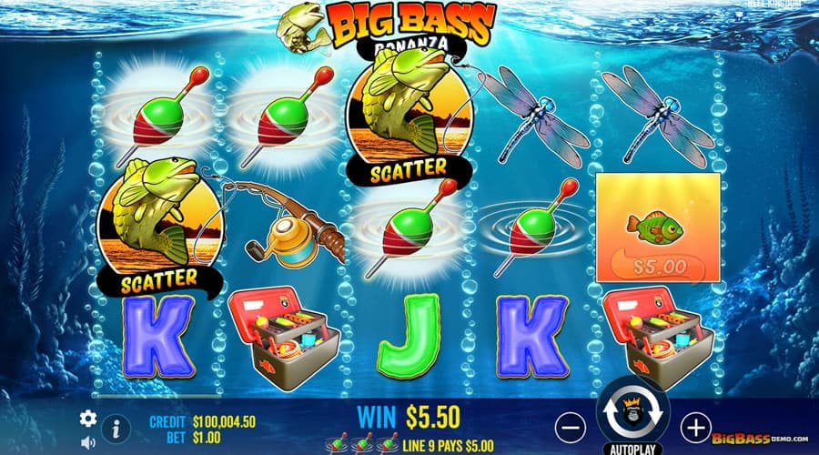 Бонус Рыбалка в Big Bass